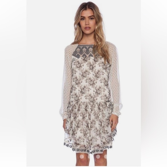 Free People Women's Grey and Silver Elsie
Dress Size XS - Picture 1 of 10